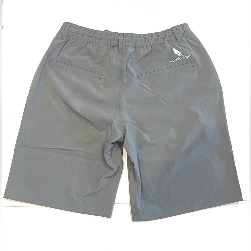 Waddaplaya Gray 9” Golf Shorts 30 New w/o tags